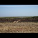 Die Straße verläuft entlang des Lake Alexandrina